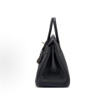 HERMES爱⻢仕 Birkin 25 ⾦扣 ⼥款 89 Noir ⿊⾊